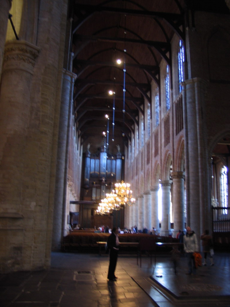 Inside the Nieuwe Kerk church