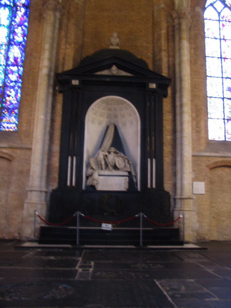 Monument for Hugo de Groot, in the Nieuwe Kerk church