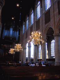 Inside the Nieuwe Kerk church