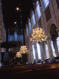 Inside the Nieuwe Kerk church