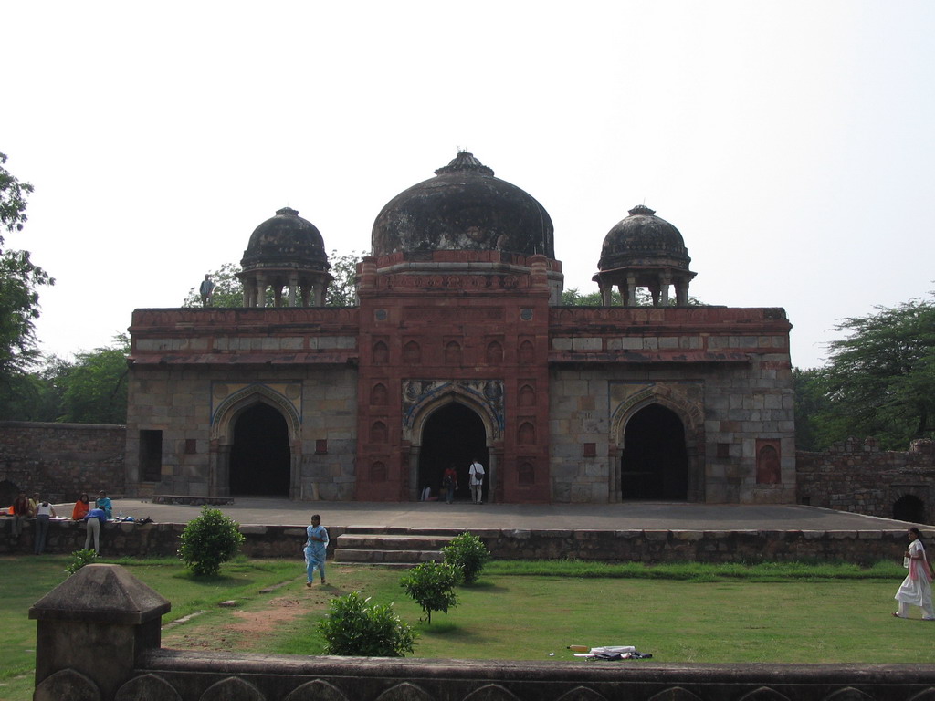 Isa Khan`s Mosque at the Humayun`s Tomb complex
