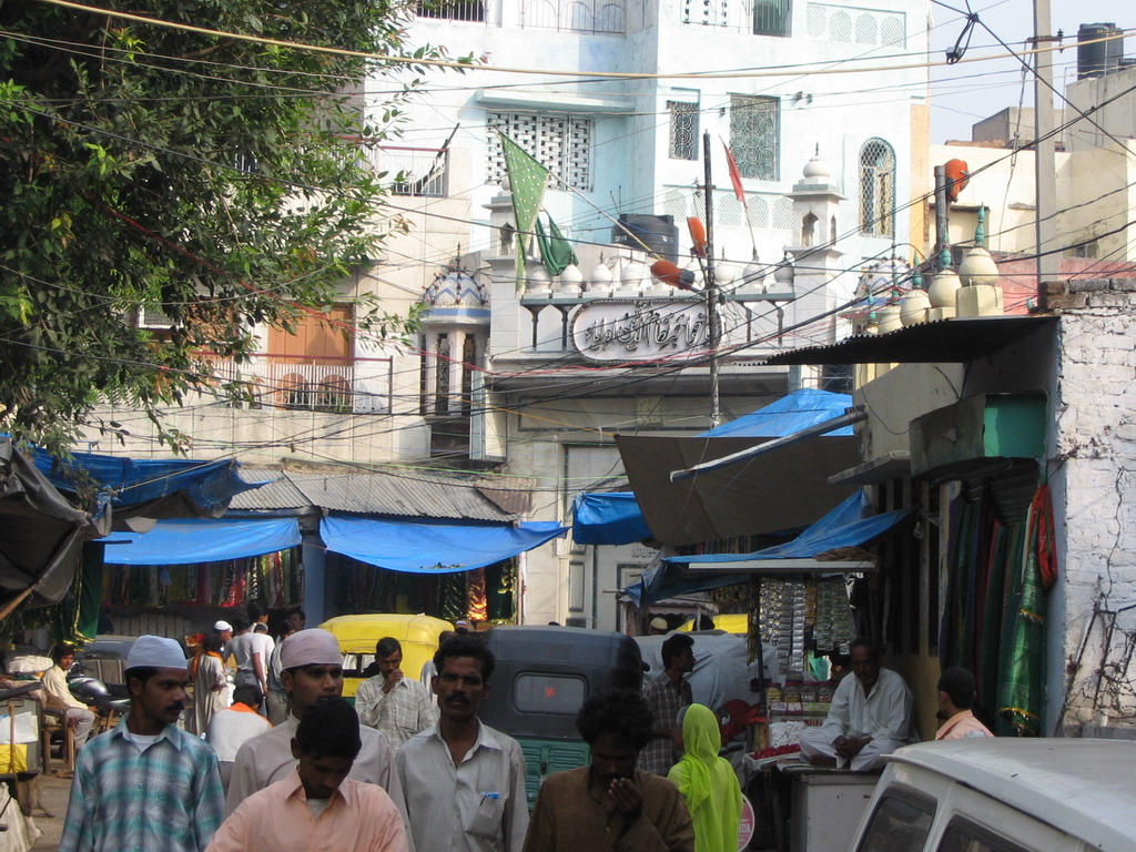 Street in the Nizamuddin neighbourhood