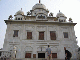 David and Rick in front of the Sikh temple Gurdwara Dam Dama Sahib