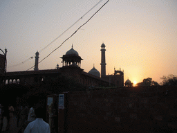 Corner of the walls around the Jami Masjid mosque