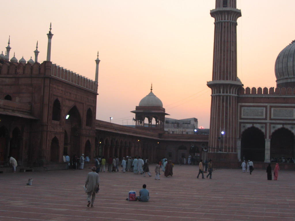 Main square at the Jami Masjid mosque