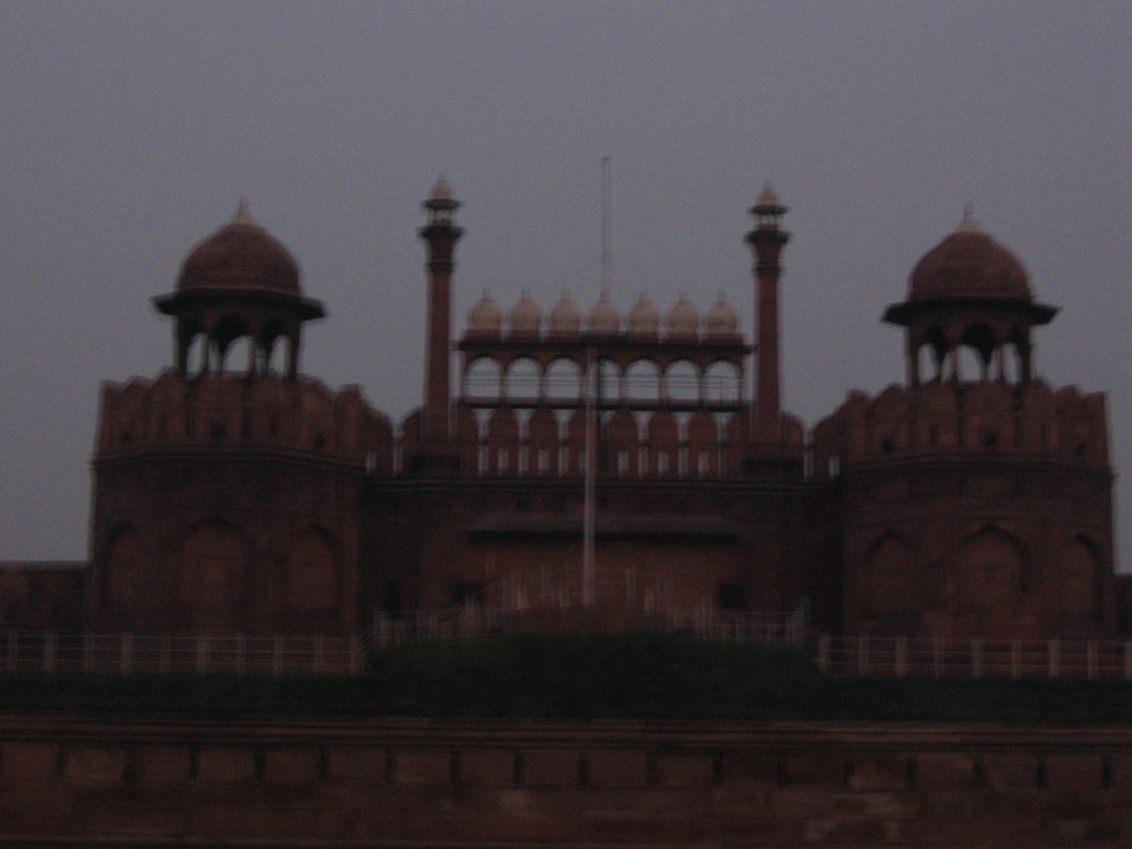 The Lahori Gate of the Red Fort, at sunset