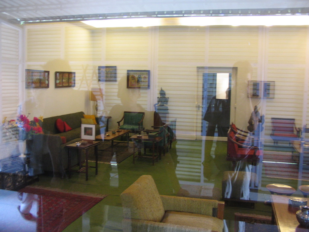 Living room of the Gandhi family at the Indira Gandhi Memorial Museum