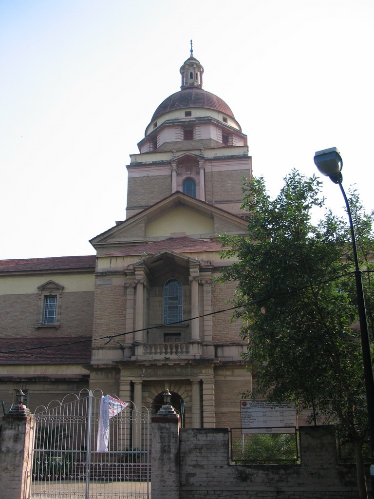 Front of the Cathedral Church of Redemption at Church Road