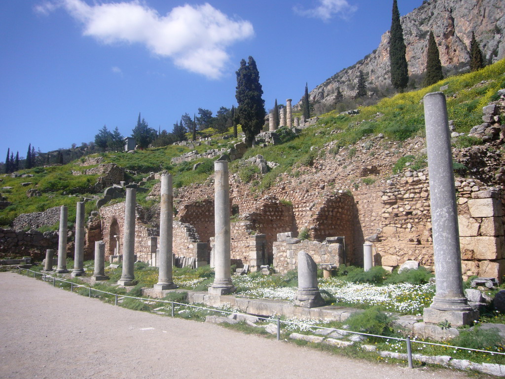 The Stoa of the Athenians and the Polygonal Wall