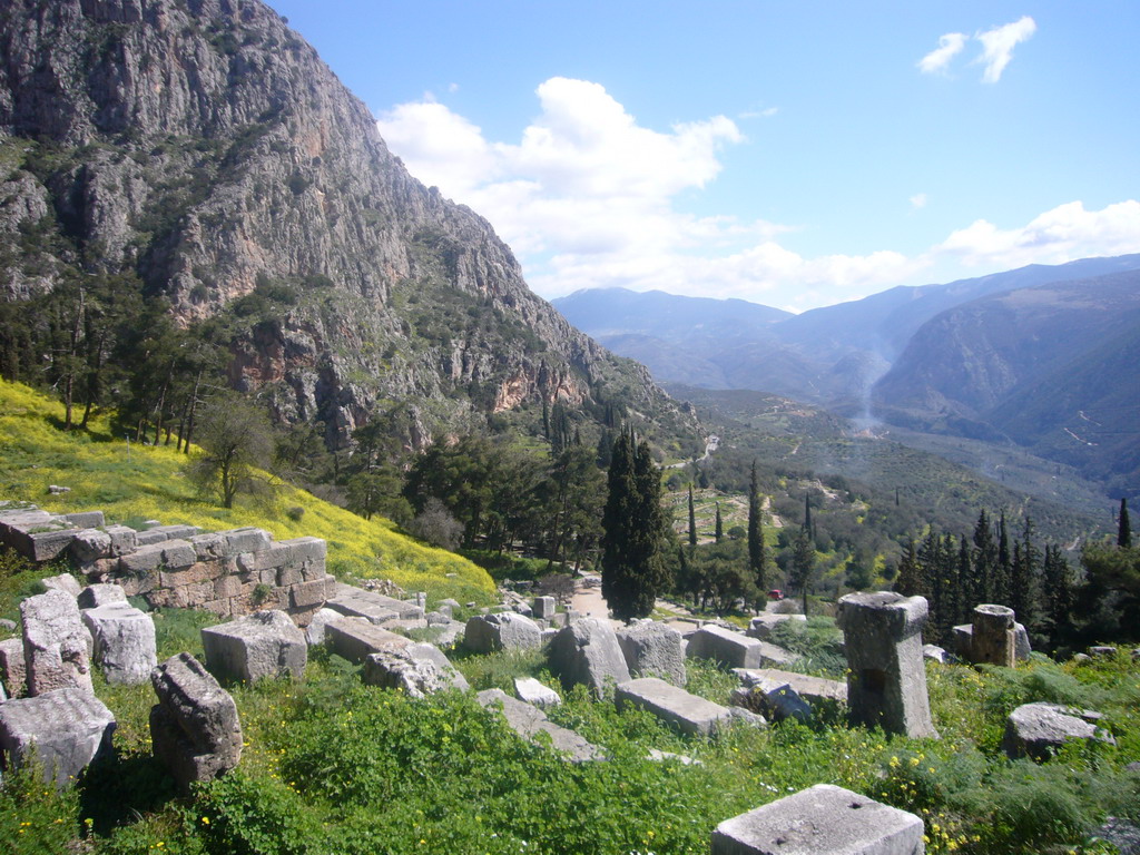 Pleistos valley, from the slopes of Mount Parnassos