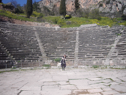 Miaomiao at the Theatre of Delphi