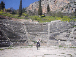 Miaomiao at the Theatre of Delphi