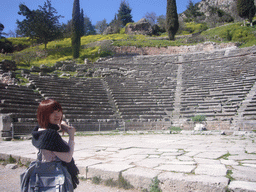 Miaomiao at the Theatre of Delphi