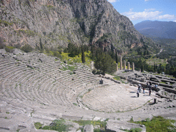 The Theatre of Delphi and the Temple of Apollo