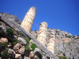 Three pillars of the Temple of Apollo