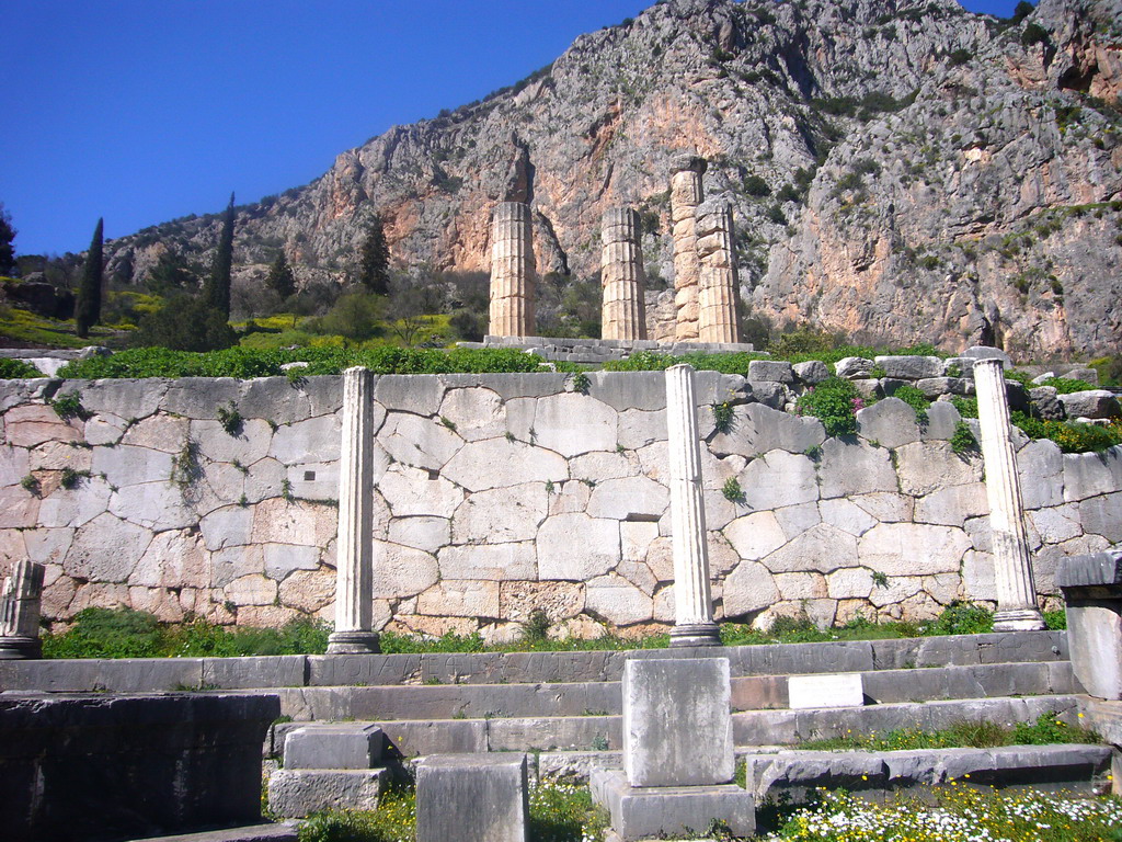 The Stoa of the Athenians, the Polygonal Wall and the Temple of Apollo