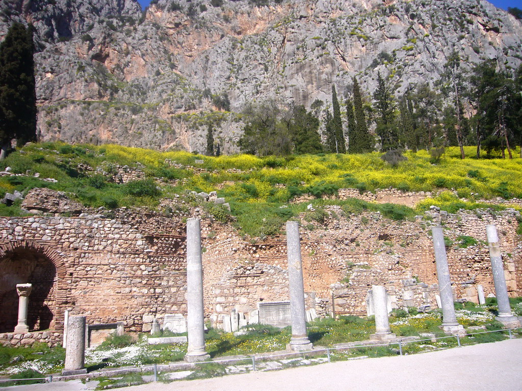 The Stoa of the Athenians and the Polygonal Wall