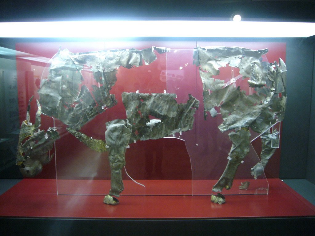 Fragments of an Ionian silver-plated bull