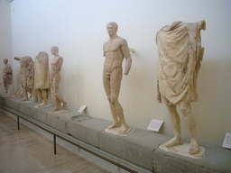 Statues in the Delphi Museum