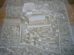 Scale model of the ancient site of Delphi