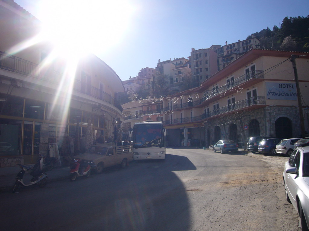 Central street of Arachova