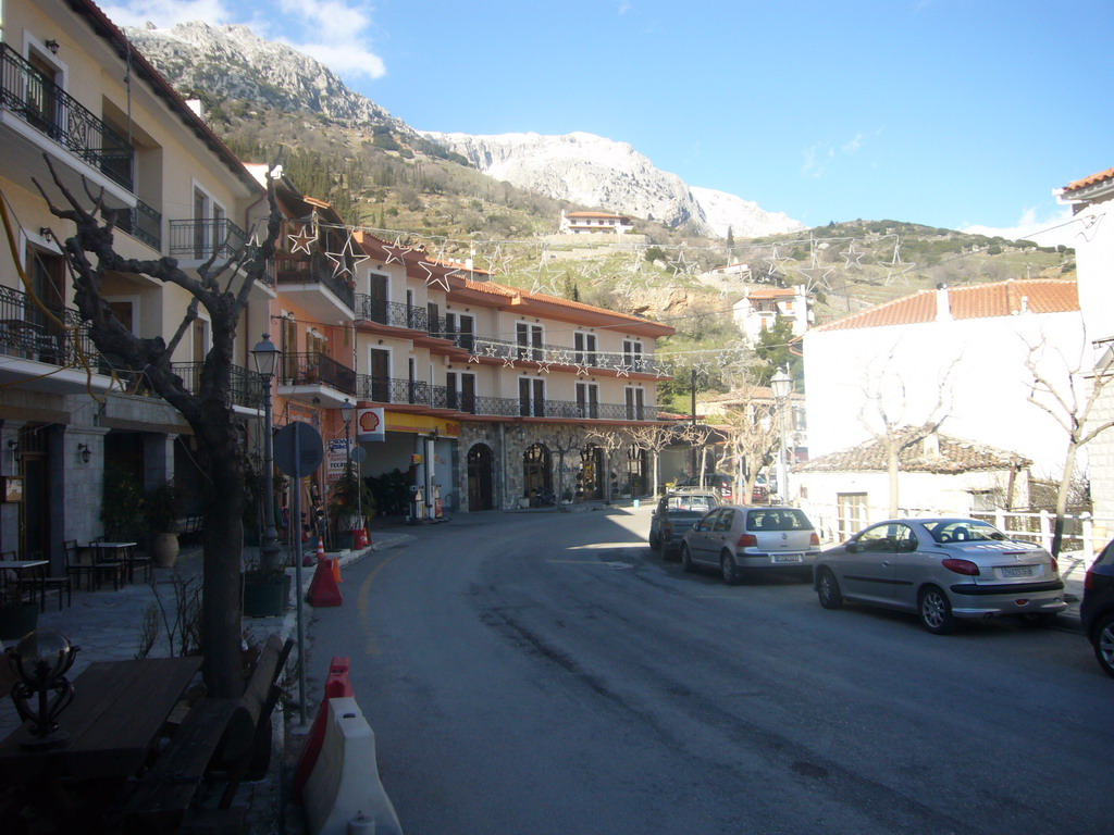 Central street of Arachova