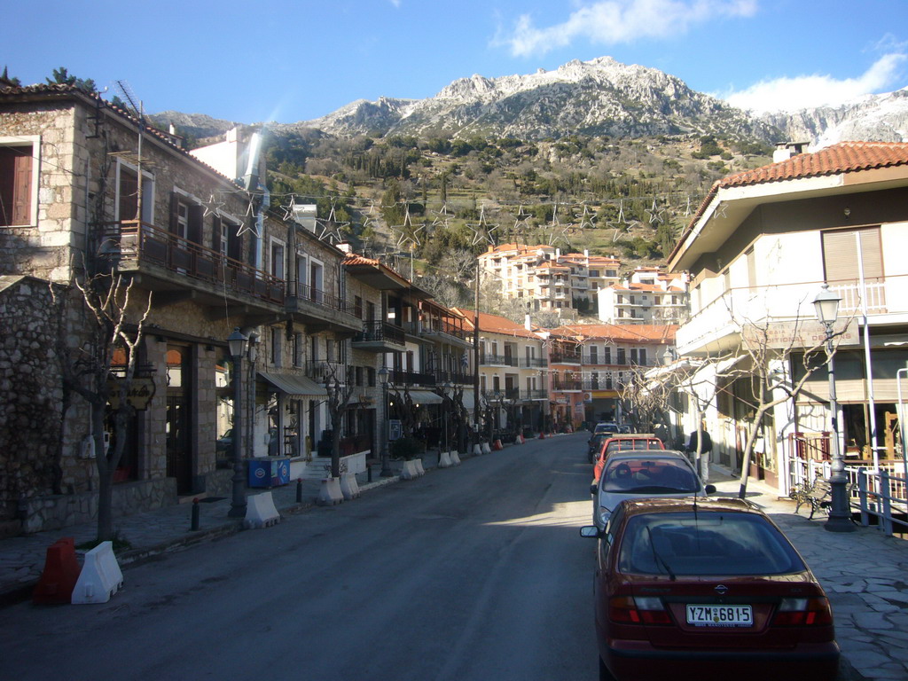 Central street of Arachova