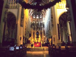 Nave, apse and altar of St. John`s Cathedral