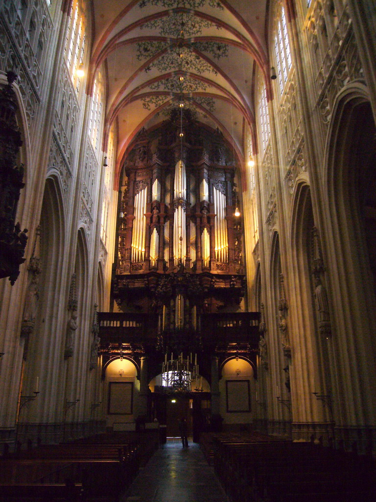Nave and organ of St. John`s Cathedral