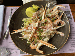 Langoustines at the Bistro Tante Pietje restaurant