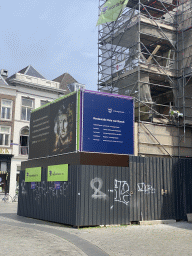 The Huis van Bosch building at the Markt square, under renovation