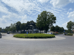 Roundabout at the Christiaan Huygensweg street