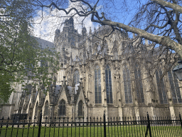 Southeast side of the St. John`s Cathedral at the Choorstraat street