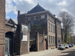 Front of the Sint-Janscentrum center and the fromer Ziekenhuis St. Joan De Deo hospital at the Papenhulst street