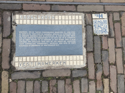 Information on the Judastoren tower in front of the gate in the city wall at the Zuiderpark