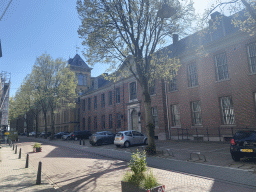 Front of the Huis van Bewaring former prison at the Sint Jorisstraat street, during the Stegenwandeling walking tour
