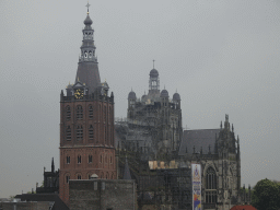 St. John`s Cathedral, viewed from the roof of the Parking Garage Wolvenhoek