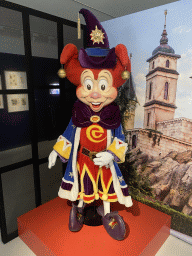 Jester Pardoes statue of the Efteling theme park, at the Efteling exhibition at the Noordbrabants Museum