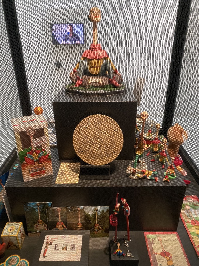 Souvenirs of the Efteling theme park, at the Efteling exhibition at the Noordbrabants Museum