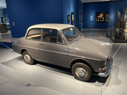 Old DAF automobile at the `Het Verhaal van Brabant` exhibition at the Wim van der Leegtezaal room at the Noordbrabants Museum