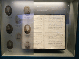 Van Gogh family tree and birth register at the exhibition `Van Gogh in Brabant` at the Noordbrabants Museum, with explanation