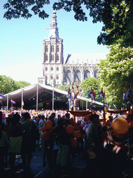 Queen`s Day festivities at the Parade square, and St. John`s Cathedral