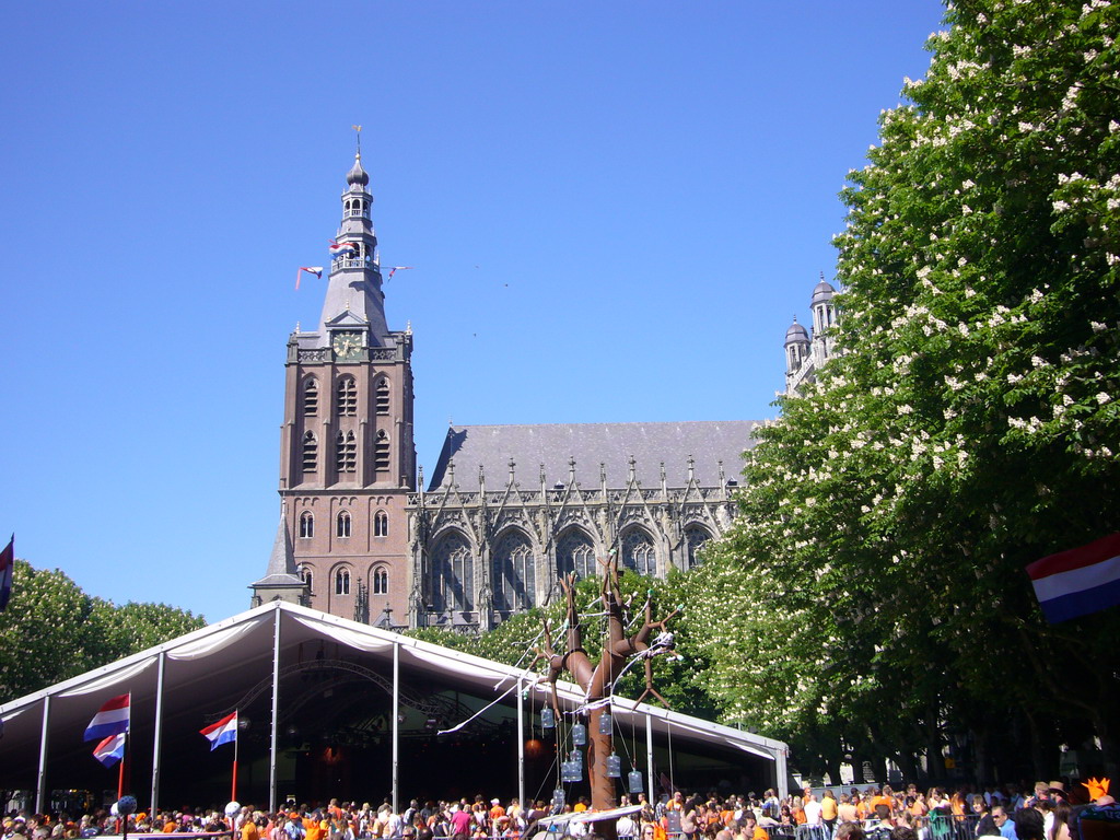 Queen`s Day festivities at the Parade square, and St. John`s Cathedral