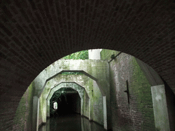 Bridges over the Binnendieze river, viewed from the tour boat