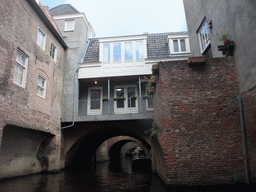 Bridges over the Binnendieze river, viewed from the tour boat