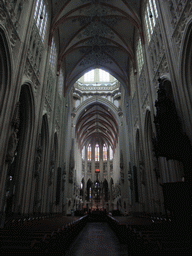 The nave, pulpit and apse of St. John`s Cathedral