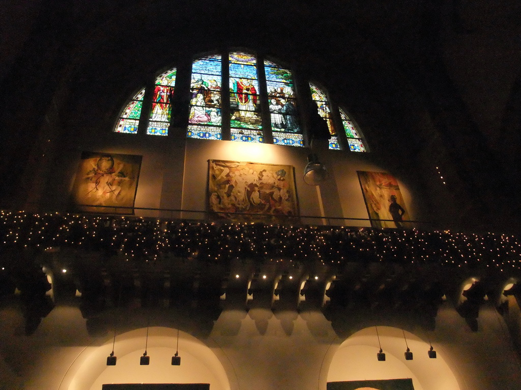 Stained glass windows at the Hieronymus Bosch Art Center