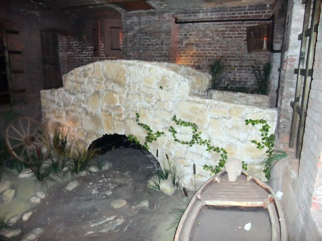 Stone bridge in the basement of the Hieronymus Bosch Art Center