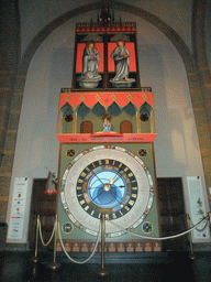 Large clock in the central hall of the Hieronymus Bosch Art Center