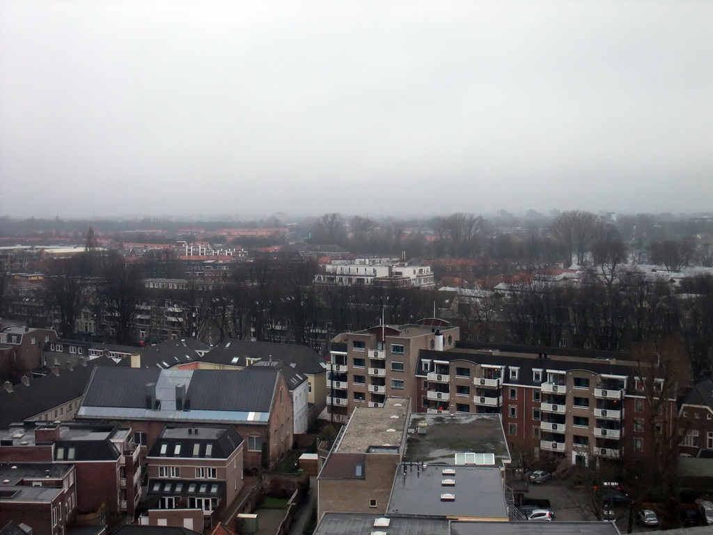 The north side of the city with the Zuid Willemsvaart canal, viewed from the tower of the Hieronymus Bosch Art Center